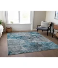 Chantille ACN689 Teal 3' x 5' Rug