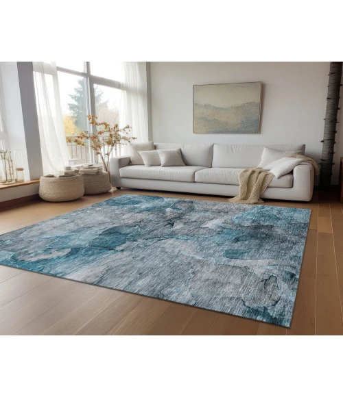 Chantille ACN689 Teal 3' x 5' Rug