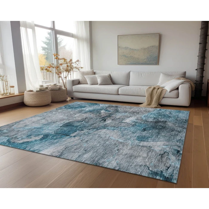 Chantille ACN689 Teal 9' x 12' Rug