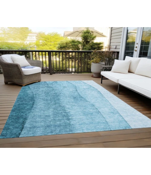 Chantille ACN690 Teal 3' x 5' Rug