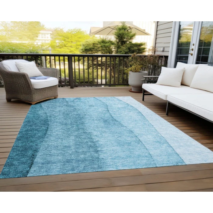 Chantille ACN690 Teal 9' x 12' Rug