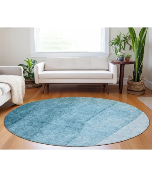 Chantille ACN690 Teal 8' x 8' Rug