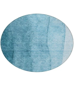 Addison Chantille ACN690 Teal 8 ft. x 8 ft. Round Rug
