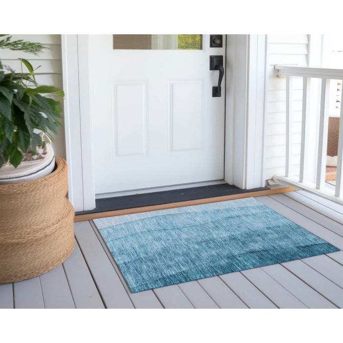Chantille ACN690 Teal 1'8" x 2'6" Rug