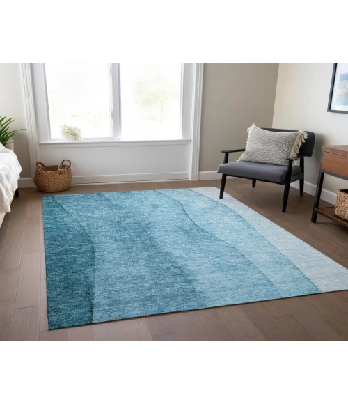 Chantille ACN690 Teal 3' x 5' Rug