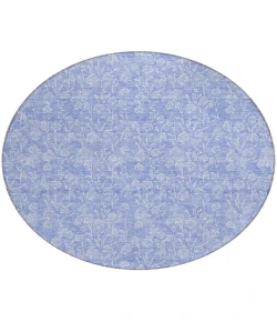 Addison Chantille ACN691 Denim 8 ft. x 8 ft. Round Rug