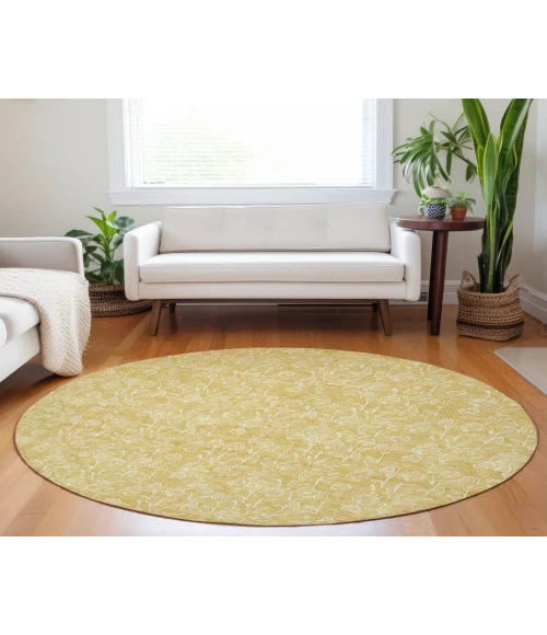 Chantille ACN691 Gold 8' x 8' Rug