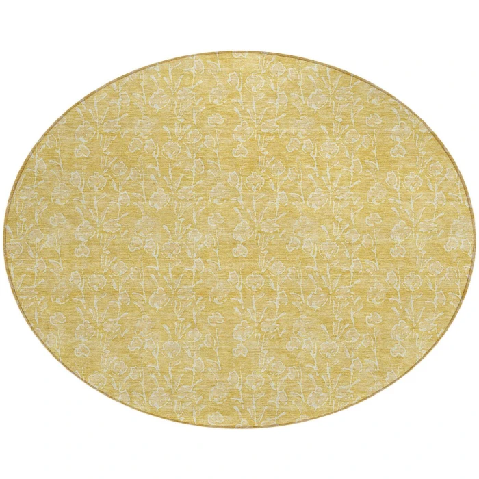 Chantille ACN691 Gold 8' x 8' Rug