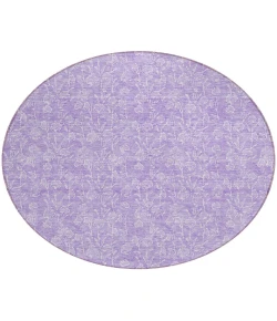 Addison Chantille ACN691 Lilac 8 ft. x 8 ft. Round Rug