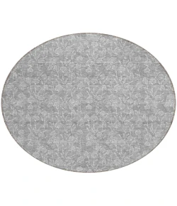 Addison Chantille ACN691 Silver 8 ft. x 8 ft. Round Rug