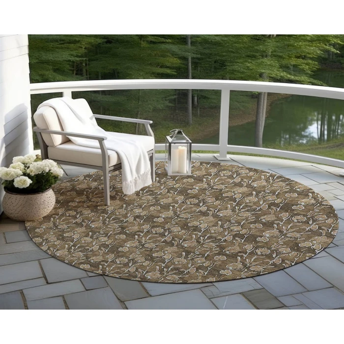 Chantille ACN692 Brown 8' x 8' Rug