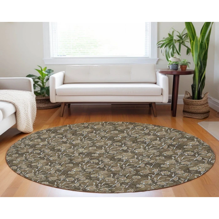 Chantille ACN692 Brown 8' x 8' Rug