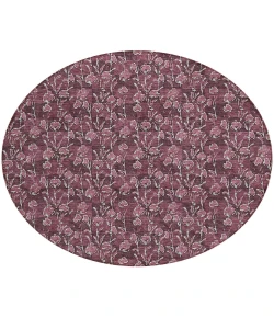 Addison Chantille ACN692 Merlot 8 ft. x 8 ft. Round Rug