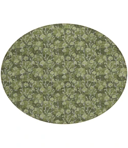 Addison Chantille ACN692 Olive 8 ft. x 8 ft. Round Rug