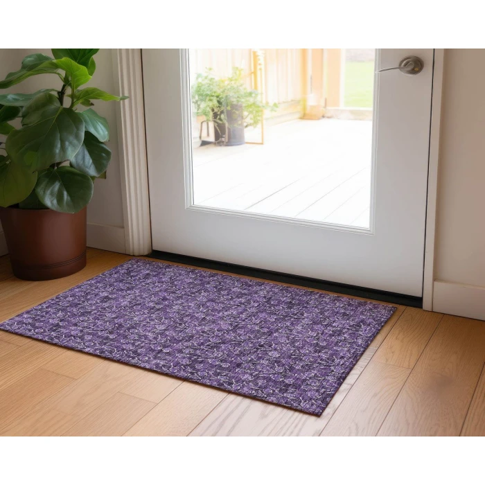 Chantille ACN692 Purple 1'8" x 2'6" Rug