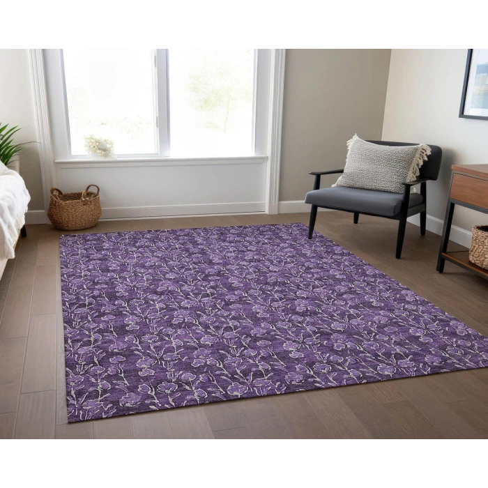 Chantille ACN692 Purple 5' x 7'6" Rug