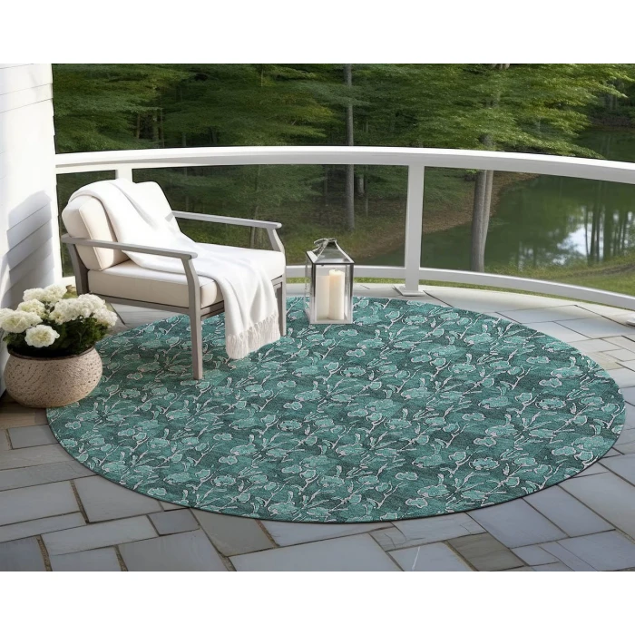 Chantille ACN692 Teal 8' x 8' Rug