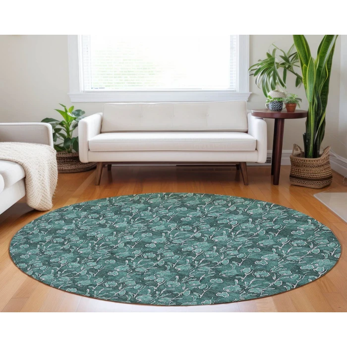 Chantille ACN692 Teal 8' x 8' Rug