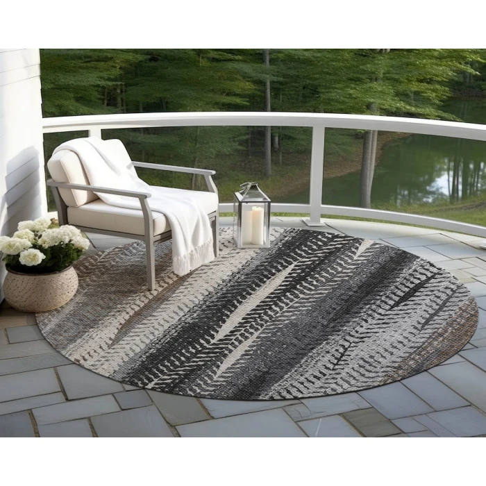 Chantille ACN693 Brown 8' x 8' Rug