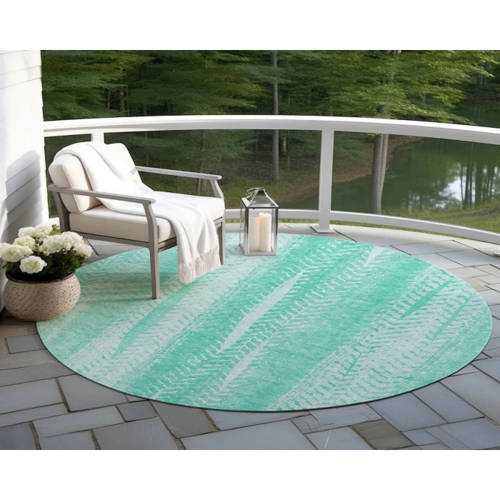 Chantille ACN694 Aqua 8' x 8' Rug