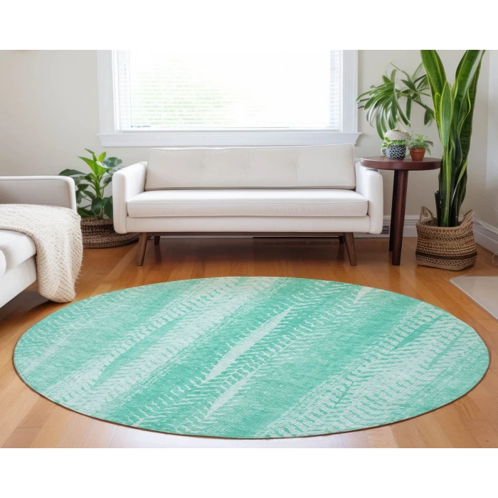 Chantille ACN694 Aqua 8' x 8' Rug