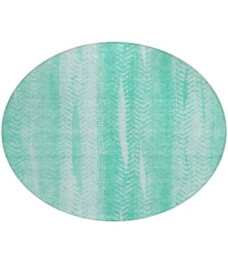 Addison Chantille ACN694 Aqua 8 ft. x 8 ft. Round Rug