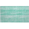 Addison Chantille ACN694 Aqua 1 ft. 8 in. x 2 ft. 6 in. Rectangle Rug