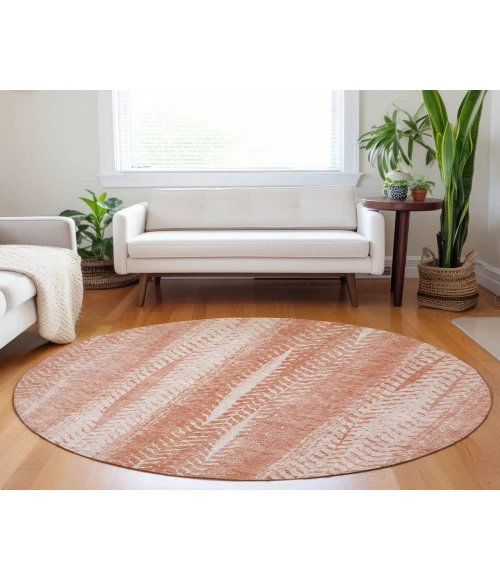 Chantille ACN694 Coral 8' x 8' Rug