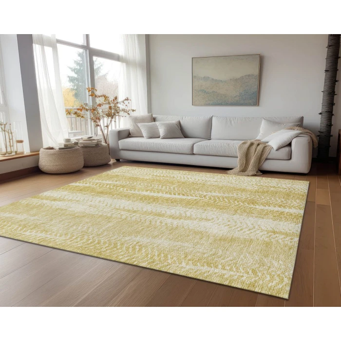 Chantille ACN694 Gold 10' x 14' Rug