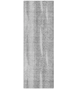 Addison Chantille ACN694 Silver 2 ft. 3 in. x 7 ft. 6 in. Runner Rug