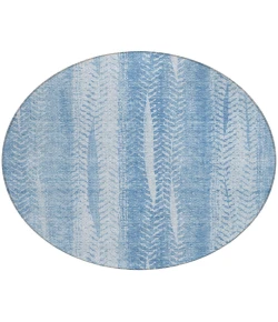Addison Chantille ACN694 Sky 8 ft. x 8 ft. Round Rug