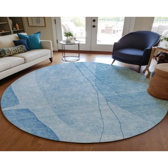 Chantille ACN696 Blue 8' x 8' Rug