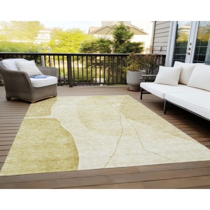 Chantille ACN696 Gold 9' x 12' Rug