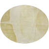 Addison Chantille ACN696 Gold 8 ft. x 8 ft. Round Rug
