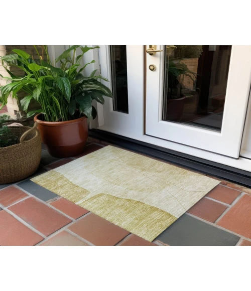 Chantille ACN696 Gold 1'8" x 2'6" Rug