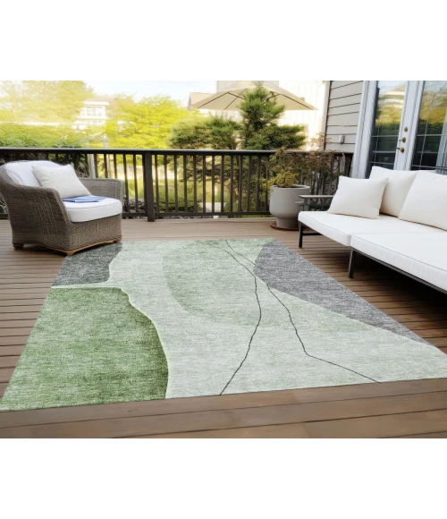 Chantille ACN696 Green 5' x 7'6" Rug