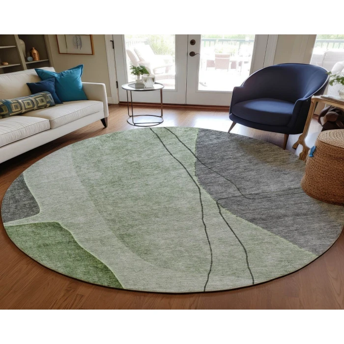 Chantille ACN696 Green 8' x 8' Rug