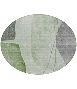 Addison Chantille ACN696 Green 8 ft. x 8 ft. Round Rug