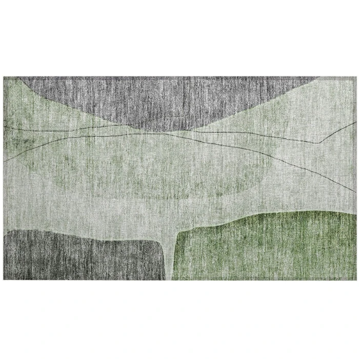 Chantille ACN696 Green 1'8" x 2'6" Rug