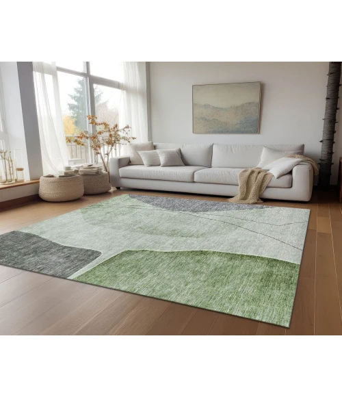 Chantille ACN696 Green 5' x 7'6" Rug