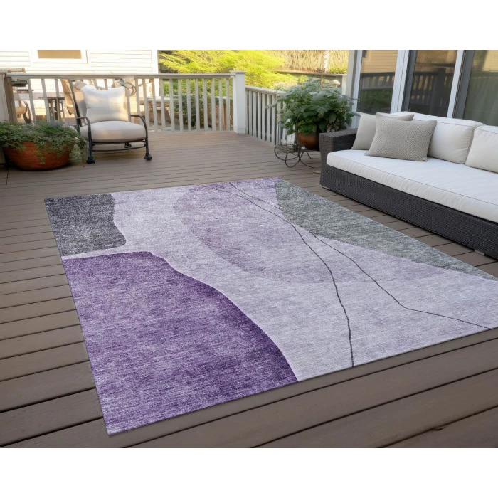 Chantille ACN696 Purple 3' x 5' Rug