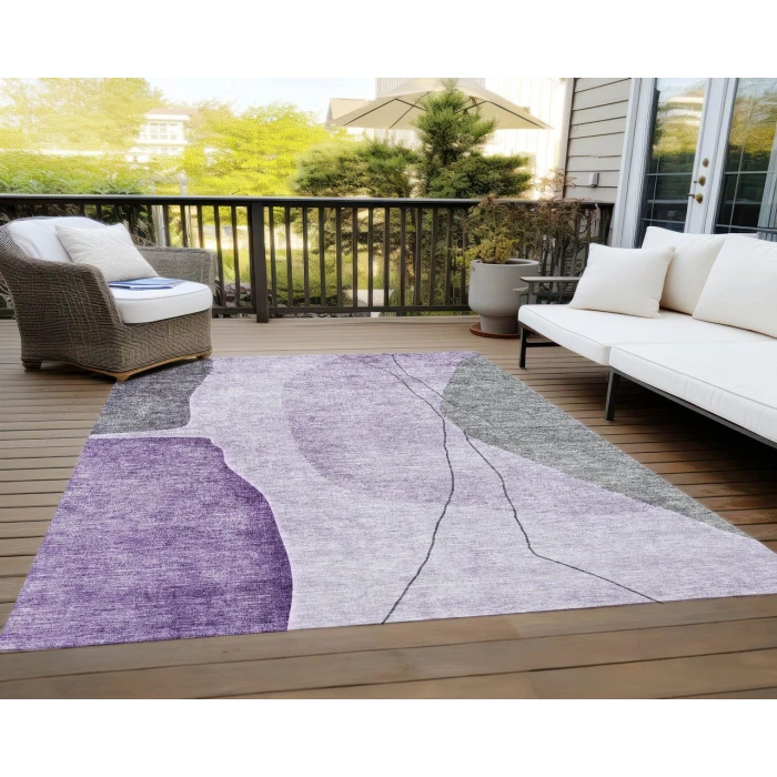 Chantille ACN696 Purple 3' x 5' Rug