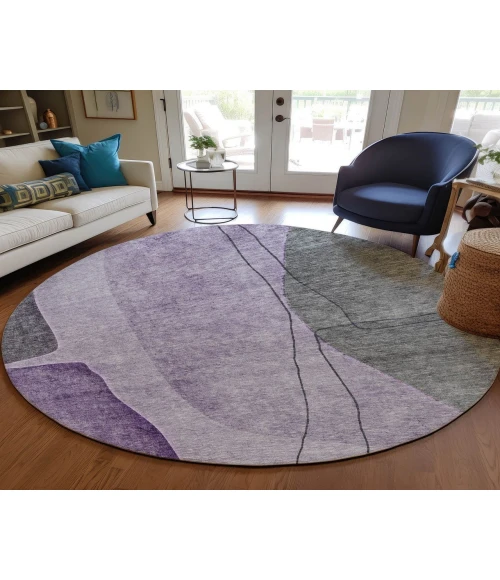 Chantille ACN696 Purple 8' x 8' Rug