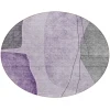 Addison Chantille ACN696 Purple 8 ft. x 8 ft. Round Rug