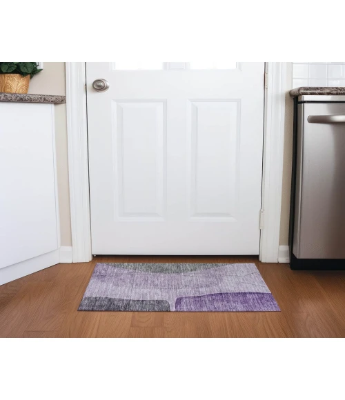 Chantille ACN696 Purple 1'8" x 2'6" Rug