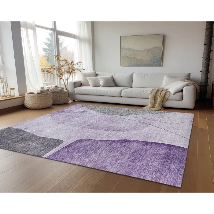 Chantille ACN696 Purple 3' x 5' Rug