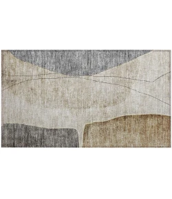 Addison Chantille ACN696 Taupe 1 ft. 8 in. x 2 ft. 6 in. Rectangle Rug