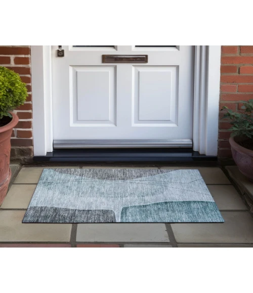 Chantille ACN696 Teal 1'8" x 2'6" Rug