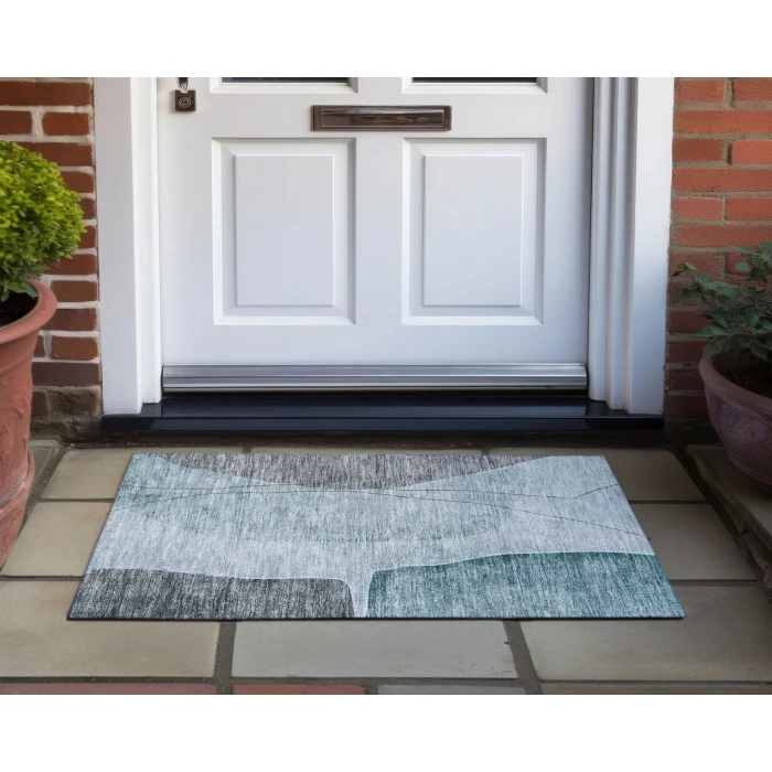 Chantille ACN696 Teal 1'8" x 2'6" Rug