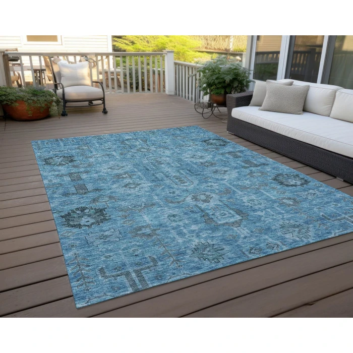Chantille ACN697 Blue 5' x 7'6" Rug
